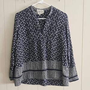SEA 100% Silk Ladies Blouse Size 4 Pre-Loved Condition